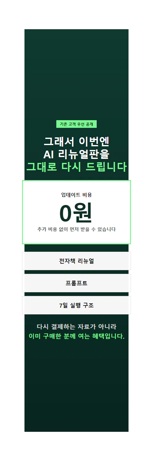 이전에 제작한 AI 리뉴얼 상세페이지 혜택 화면