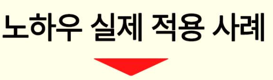 노하우 실제 적용 사례